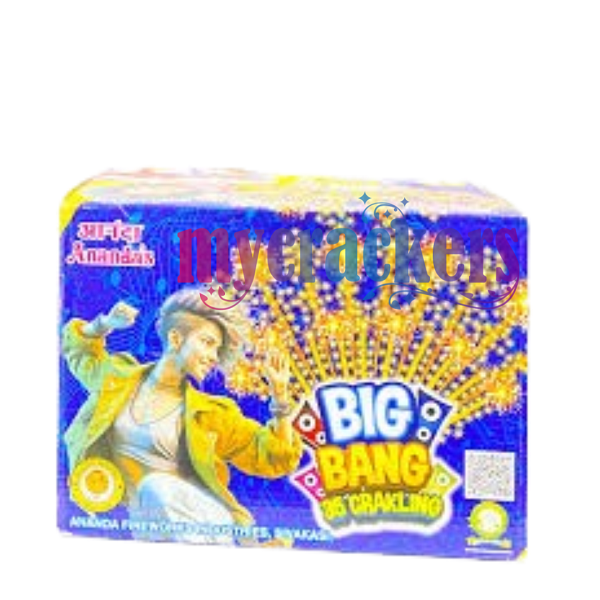 Big Bang 35 Shot Gold Crackling Tails
